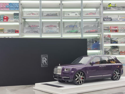 GL 1/18 Rolls-Royce Cullinan Purple Resin Model JS-GL029