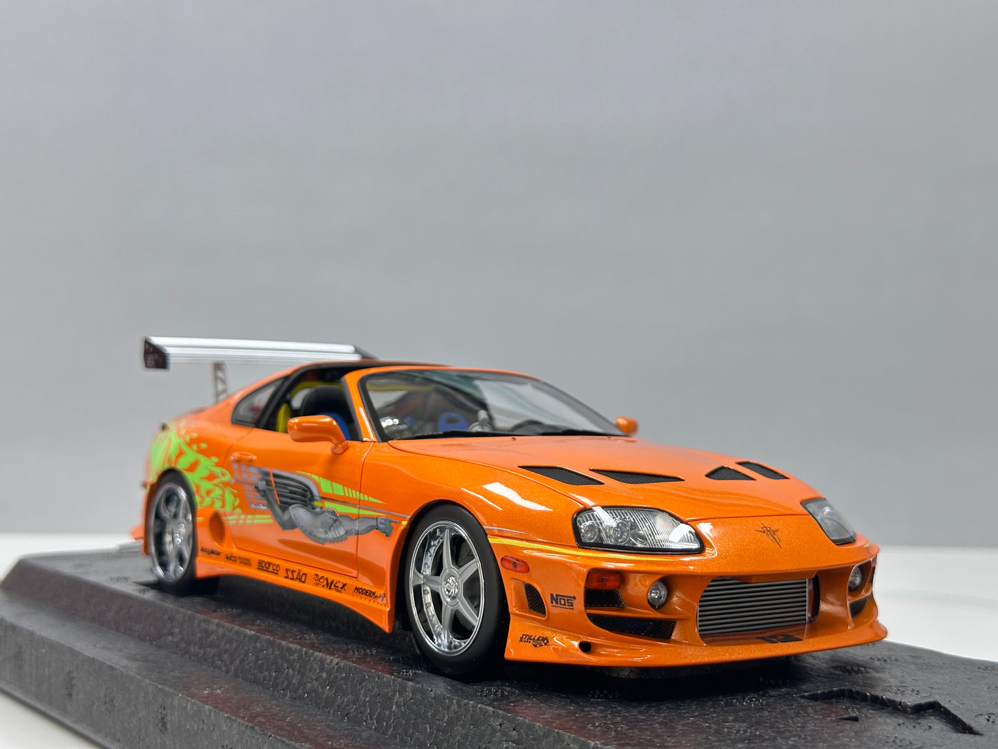 KYOSHO 1/18 Toyota Supra Turbo (Fast & Furious) - Pearl Orange (KY211)