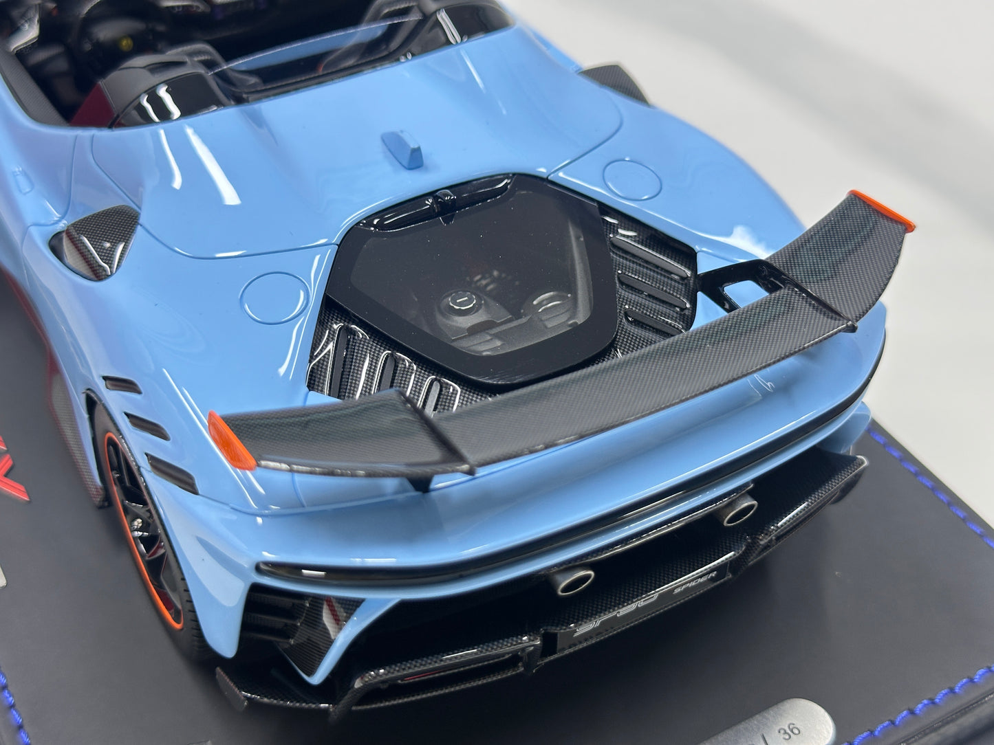 BBR 1/18 Ferrari SF90 XX Spider Plata Blue P18238N