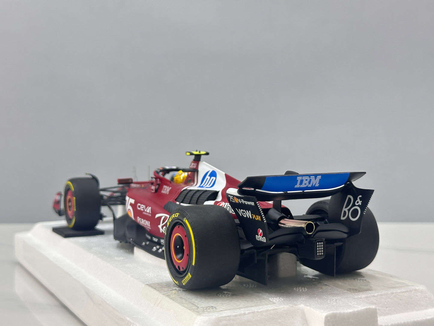BBR 1/18 Ferrari Hamilton Monaco GP 2025 Red P18267C44