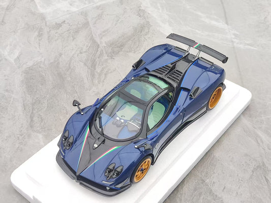 Almost Real 1/18 Pagani Zonda Tricolore Blue Carbon 850620001
