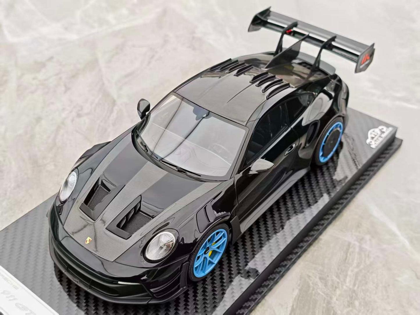 VIP 1/18 Porsche 911 GT3 RS-Manthey Racing Gloss Black VIP187