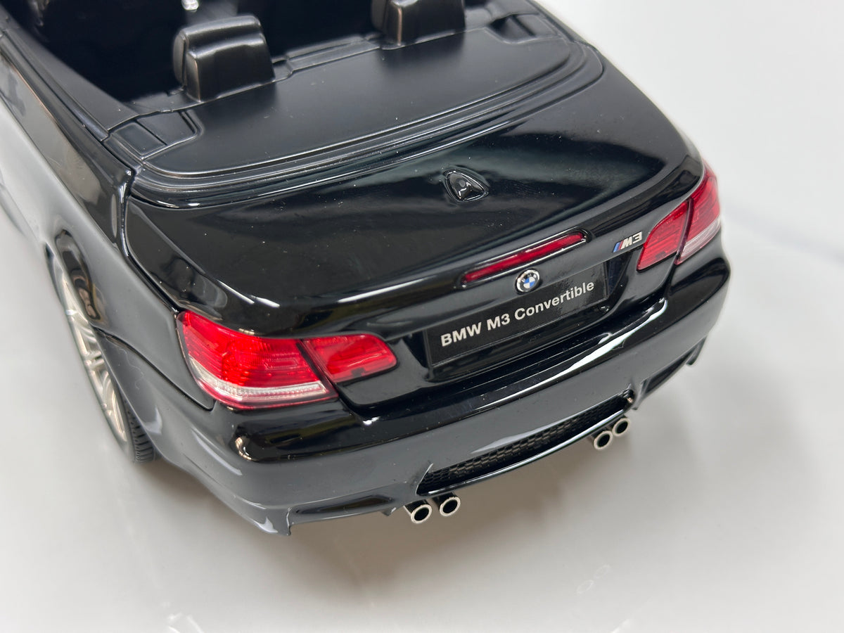 KYOSHO 1/18 BMW M3 Convertible (E93M) Black 08738BK