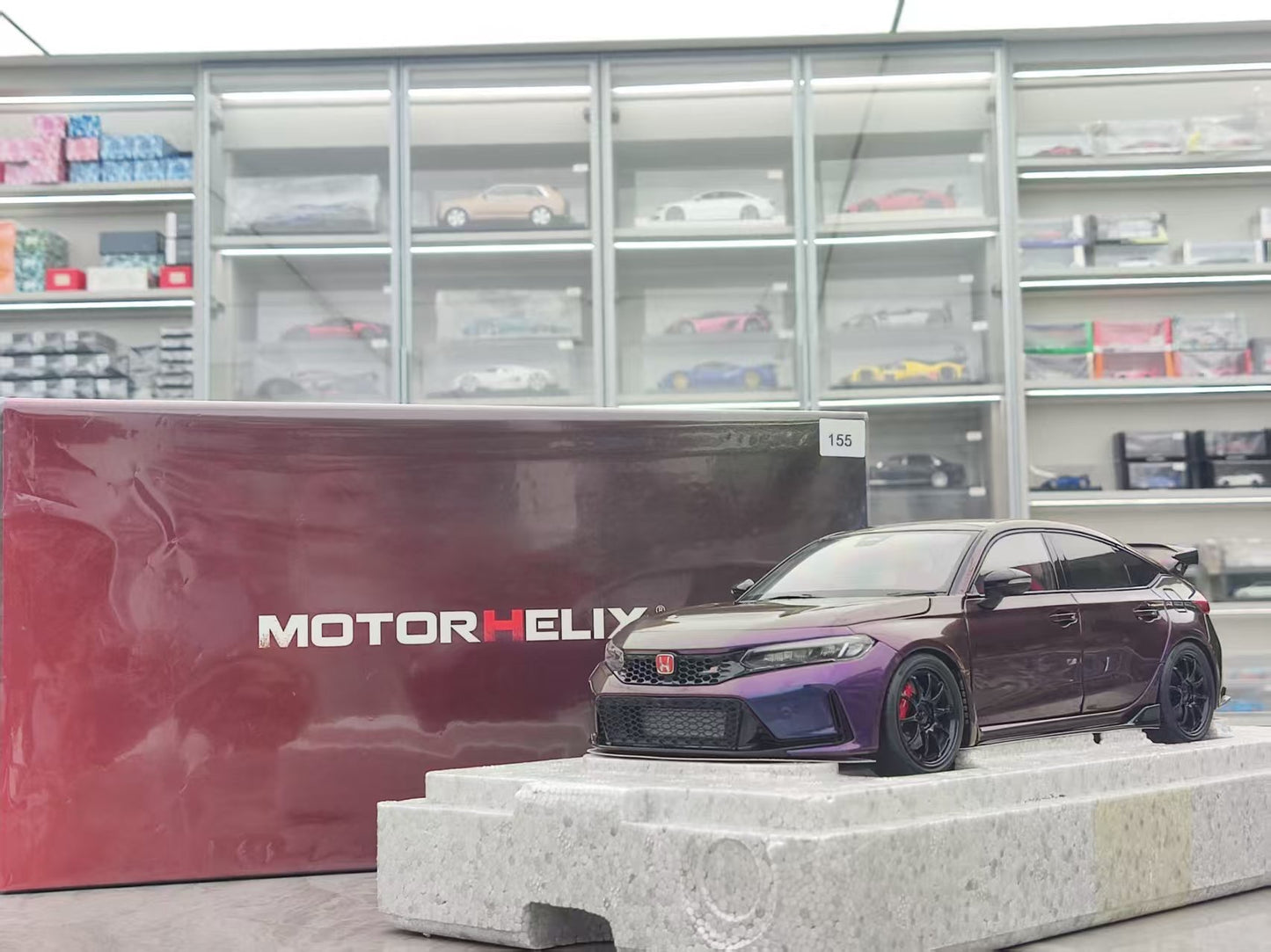 MOTORHELIX 1/18 Honda Civic TYPE R (FL5) Customized Chameleon Paint MH337