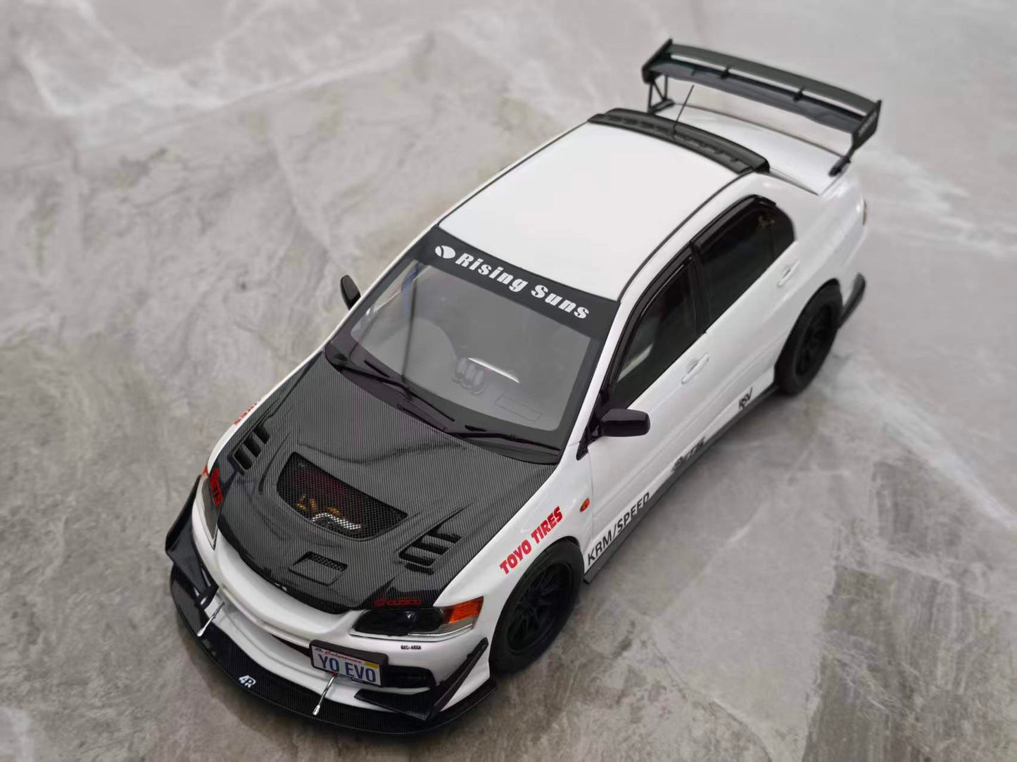 SUPER A 1/18 Mitsubishi VEO 9th Generation MRFQ-360 Southeast Asia Special Edition White SUP018