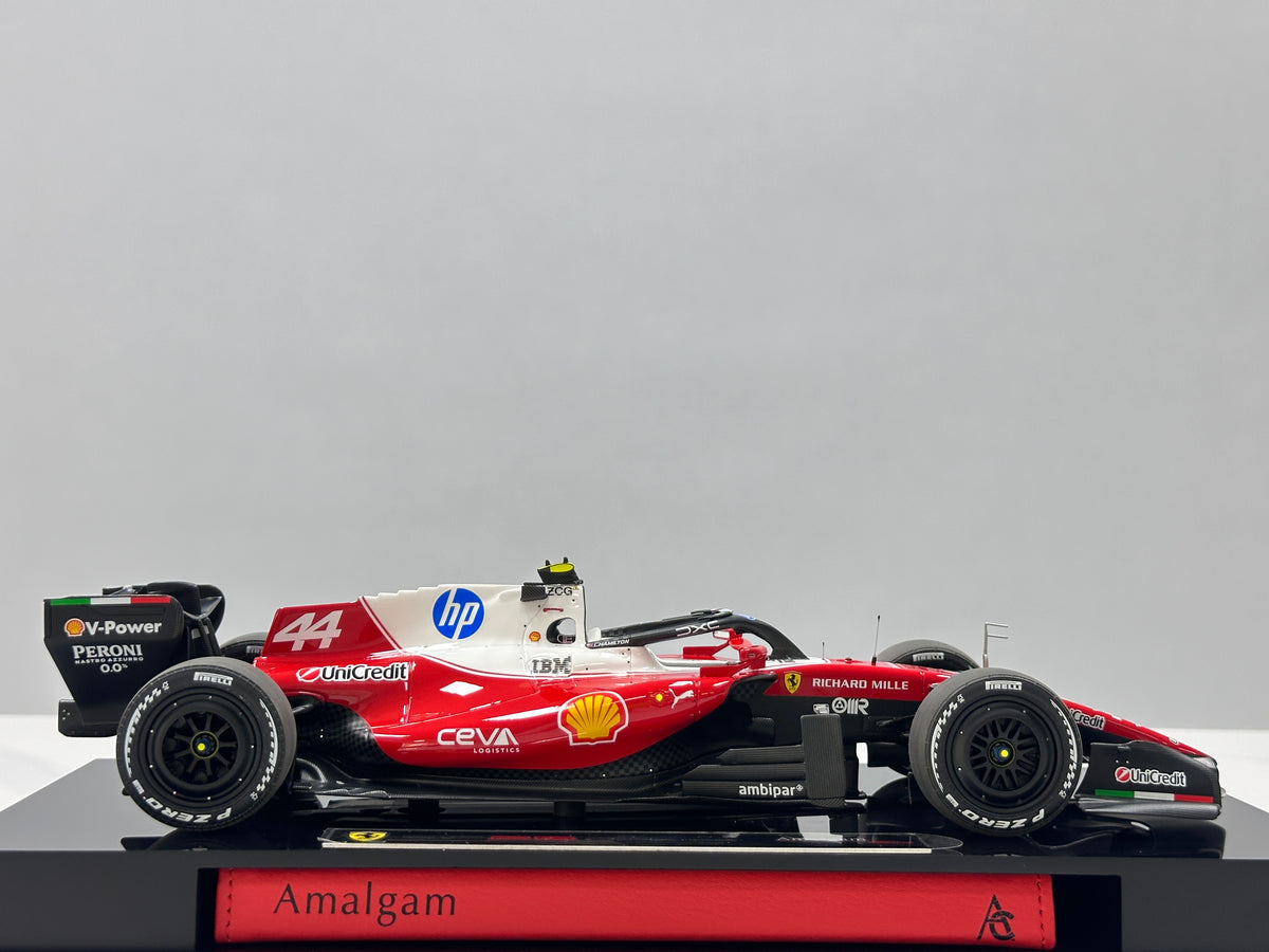 Amalgam 1/18 Ferrari SF-26 – 2026 Chinese Grand Prix – Lewis Hamilton – Red & White Livery (M6387-SC2)