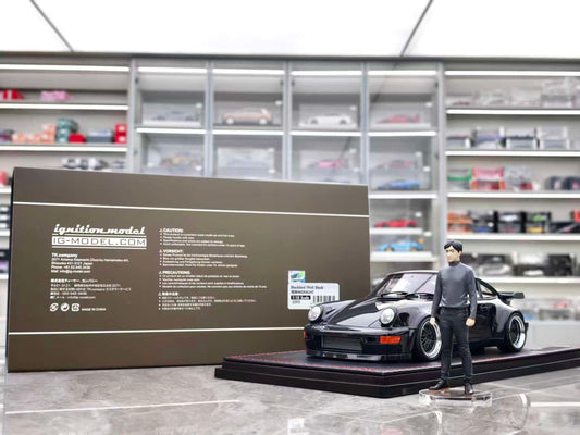IG 1/18 Porsche Blackbird (964) Black Bayfront IG3593