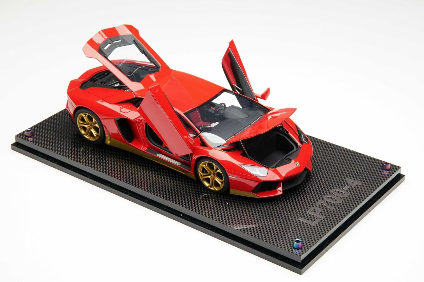 MCM Model 1/18 Lamborghini Aventador Miura Homage resin model (fully opening parts)