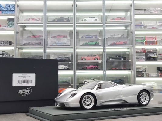 BBR 1/18 Pagani ZONDA C12 001 (20th Anniversary Edition) Silver P18170A