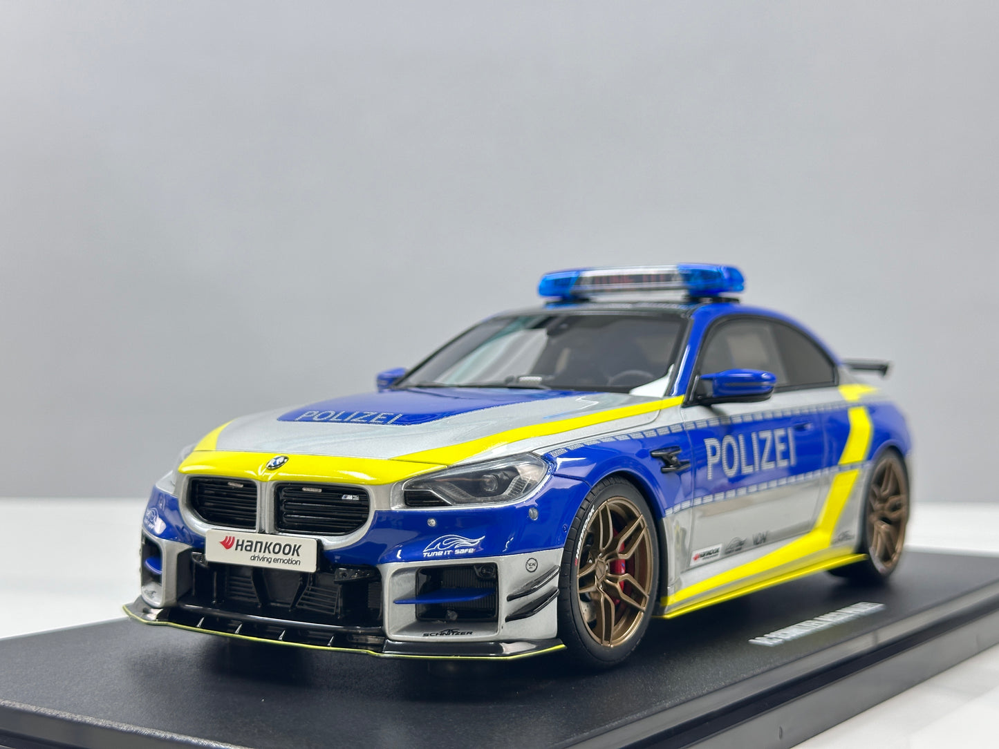 GT Spirit 1/18 BMW AC Schnitzer ACS2 Sport POLIZEI 2024 Blue Silver Livery GT573