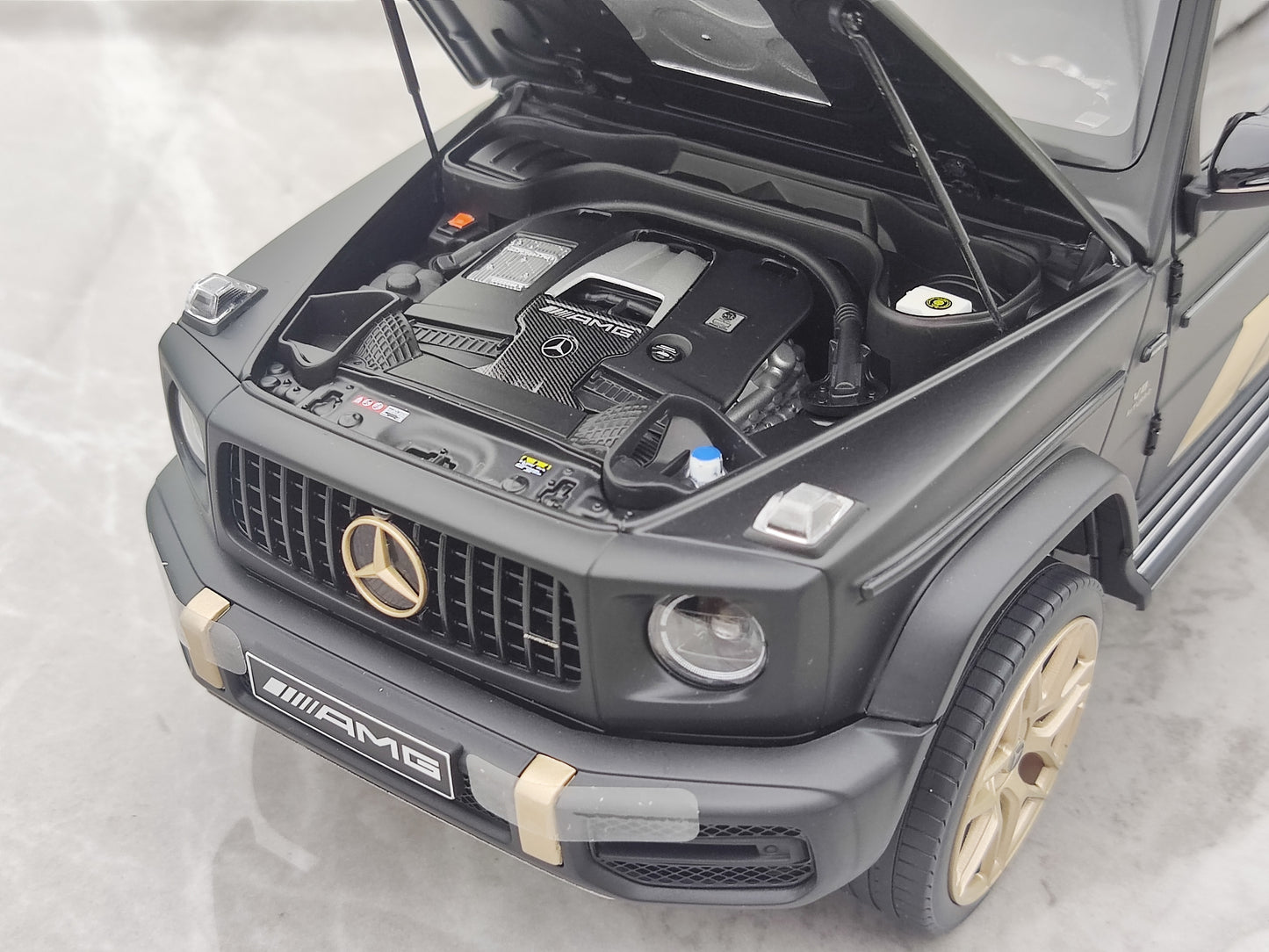 Almost Real 1/18 Mercedes-AMG G 63 Grand Edition Jia Chen Limited Collection Black Diecast Model Car 820805