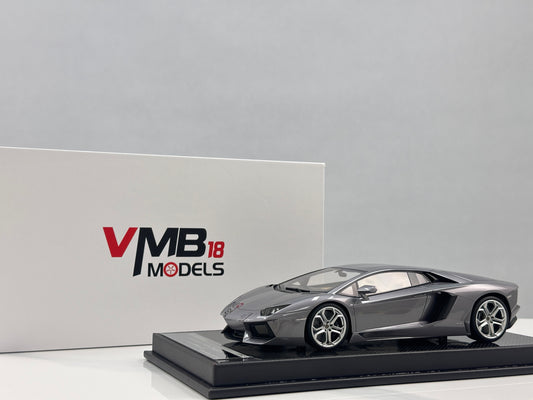 VMB 1/18 Lamborghini Aventador LP700-4 Silver-Grey VMB064