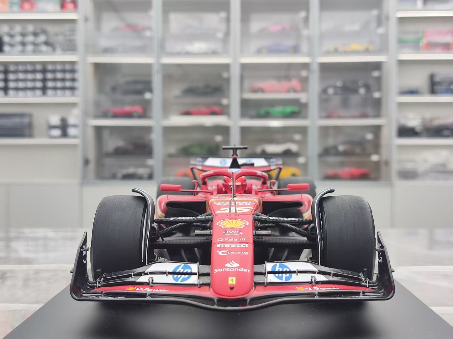 Looksmart 1/18 Ferrari SF-24 2024 US Austin GP Winner Charles Leclerc #16 Red LS18F1067