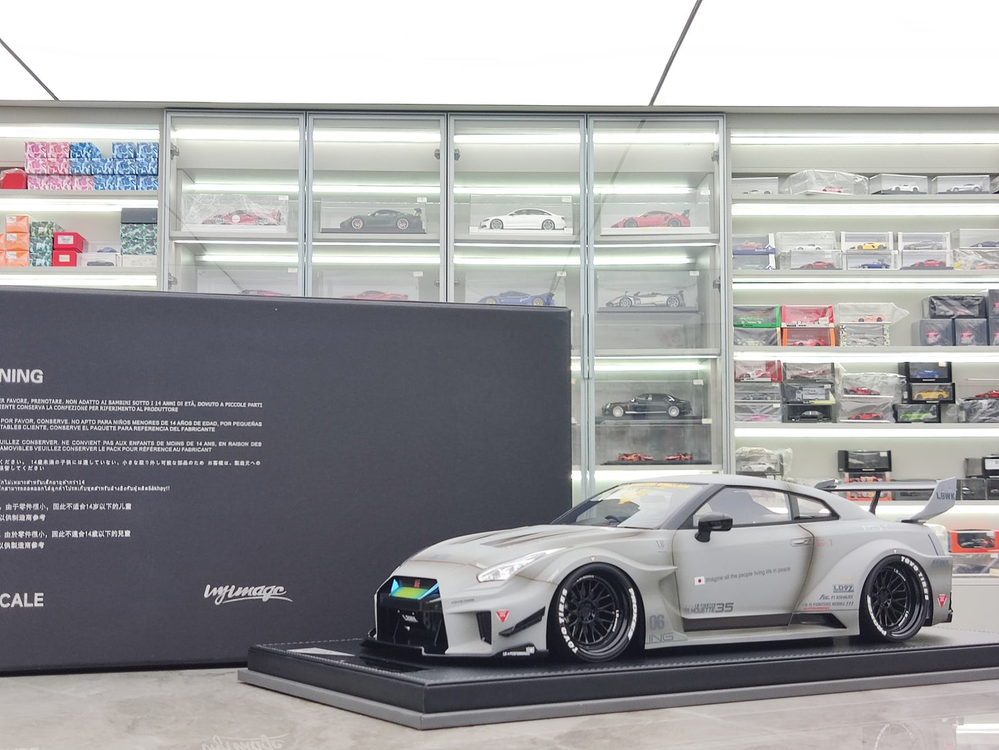 IVY 1/12 Nissan LB-Silhouette Works GT 35GT-RR Battle Grey IVY234