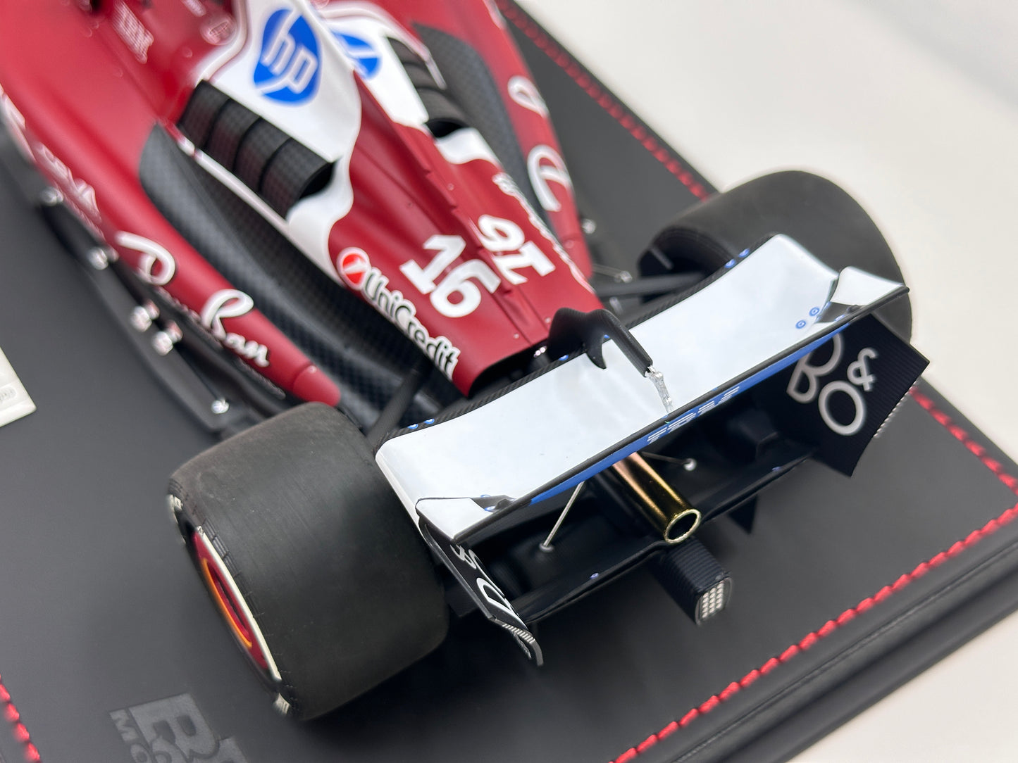 BBR 1:18 Ferrari SF25 Monaco F1 Race Car Monaco GP — 2nd Place Finish (#16) P18267C16DIE