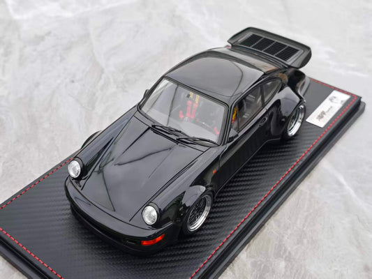 IG 1/18 Porsche Blackbird (964) Black Bayfront IG3593