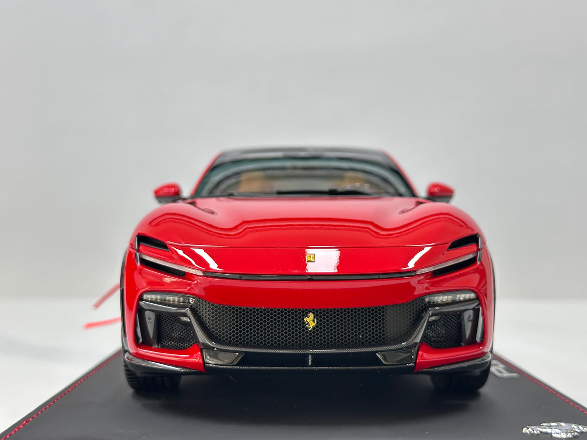 BBR 1/18 Ferrari Purosangue (Panoramic Roof Version) – Die-cast, Fully Opening – Standard Red (HE180053B)