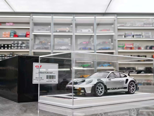 GH MODEL 1/18 Porsche 992 GT3RS GT Silver GH009