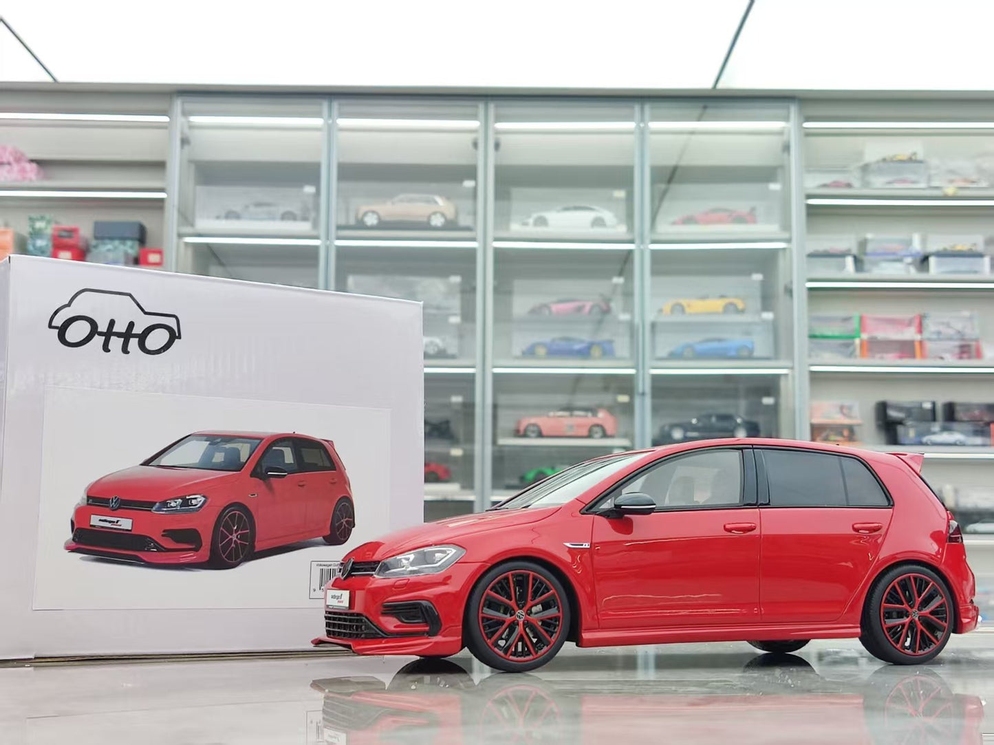 OTTO 1/18 Volkswagen Golf 7.5 Rottinger, Red OT1118