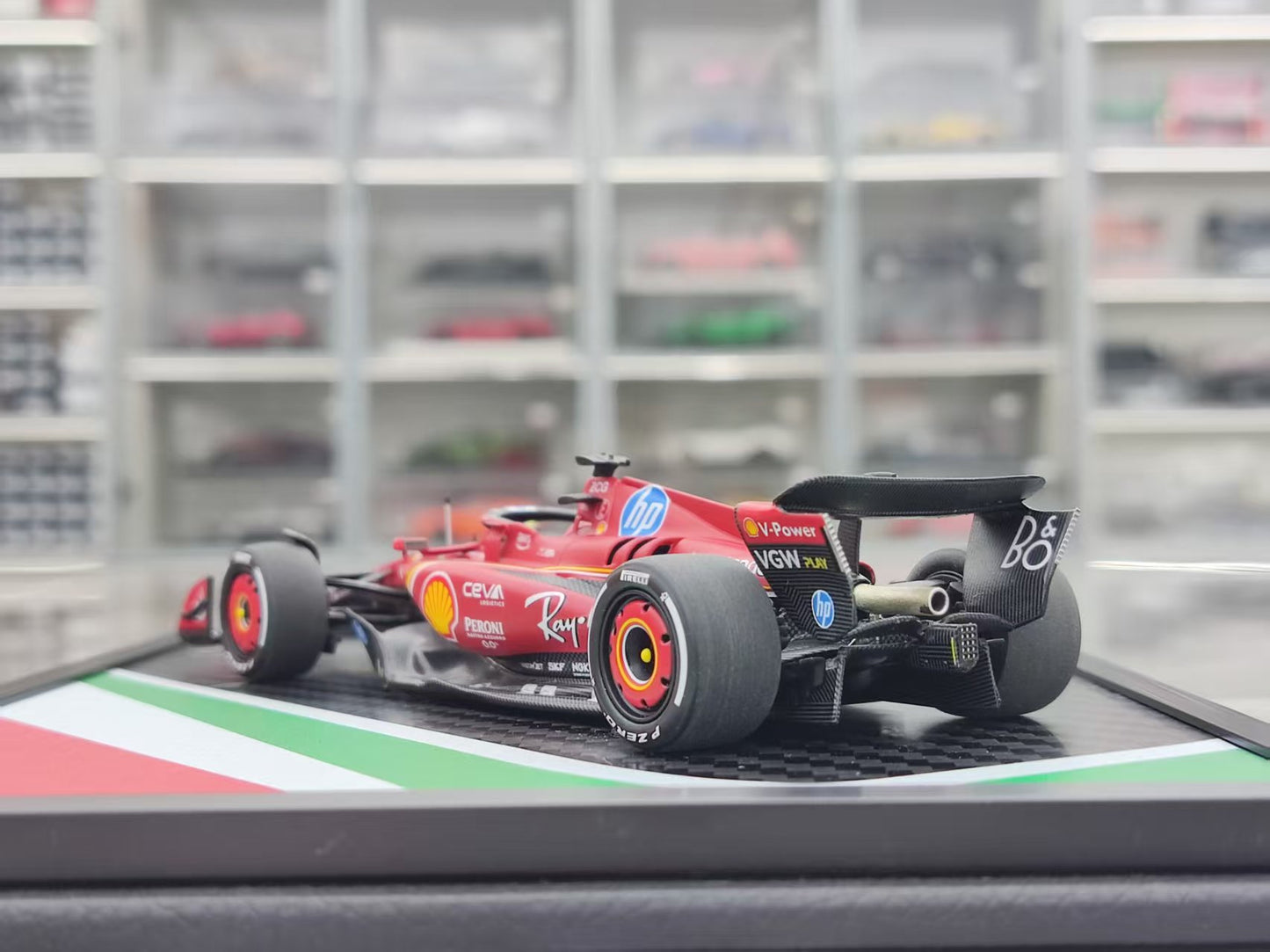 BBR 1/43 Ferrari SF24 Monza GP 2024 Leclerc Winner #16 Red BBRC307ASTCH