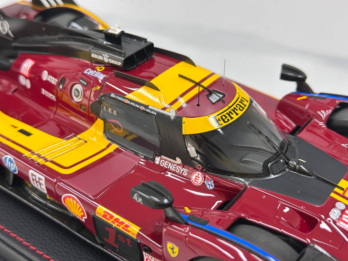 BBR 1/18 Ferrari 499P – Qatar Race Winner (Le Mans Hypercar) P18266A