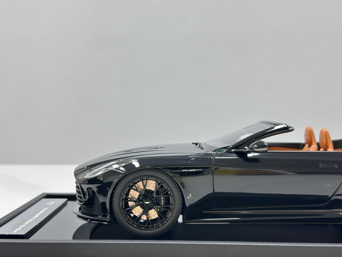 MOTORHELIX 1/18 Aston Martin DB12 Volante Convertible - Ink Black (MH398)