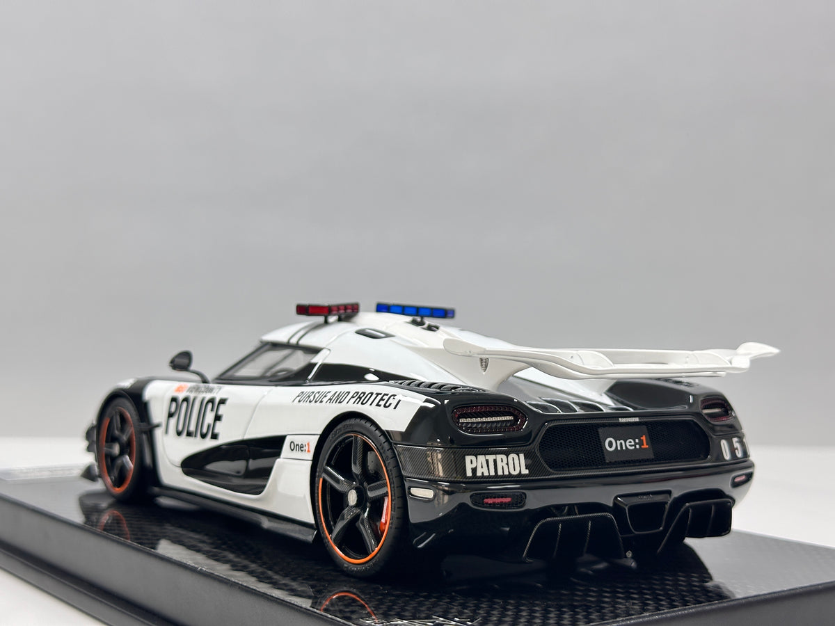 BBA Model 1/18 Koenigsegg One:1 Police Livery BBA097