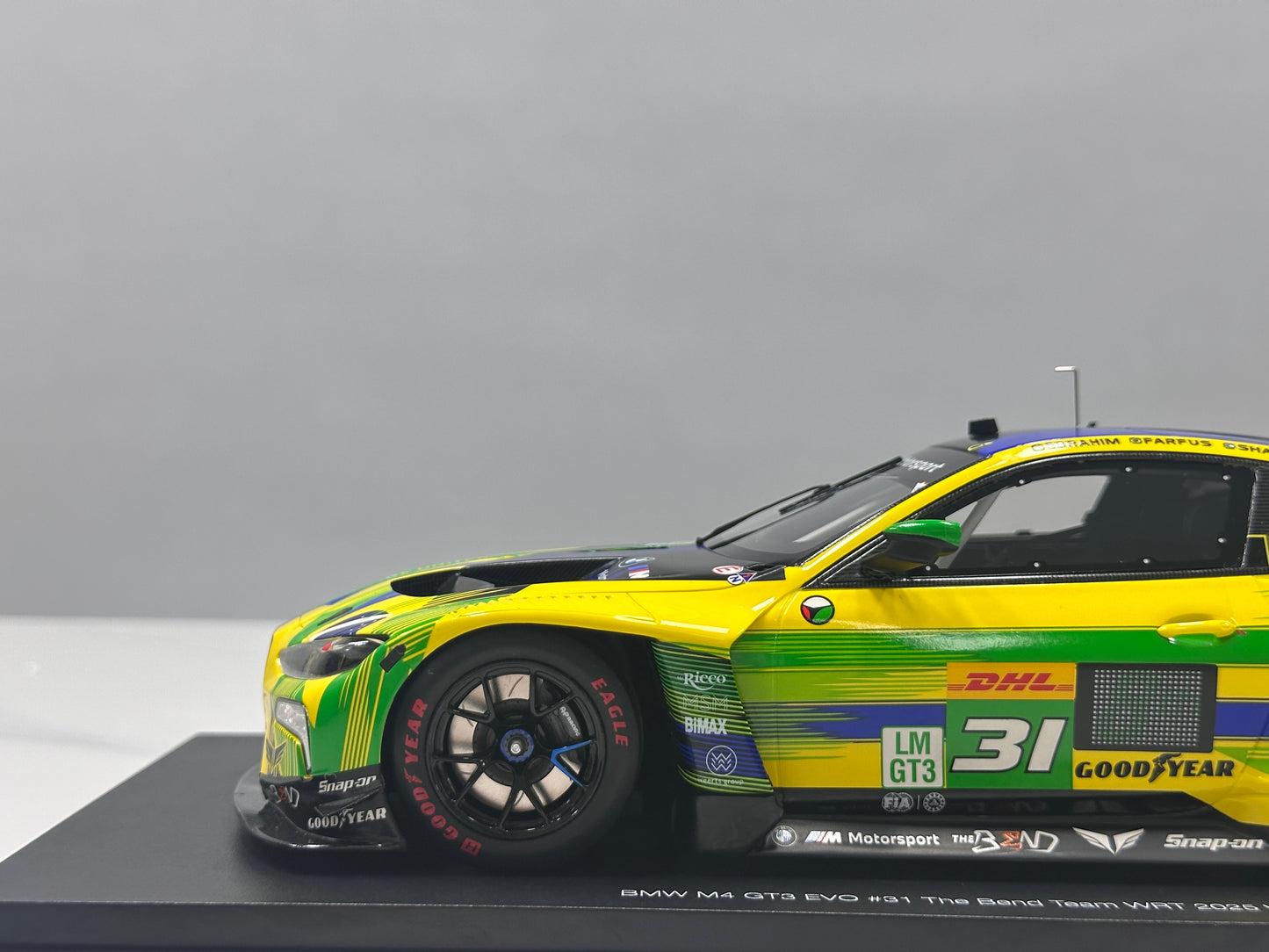 TopSpeed 1/18 BMW M4 GT3 EVO #31 The Bend Team WRT Green Livery TS0713