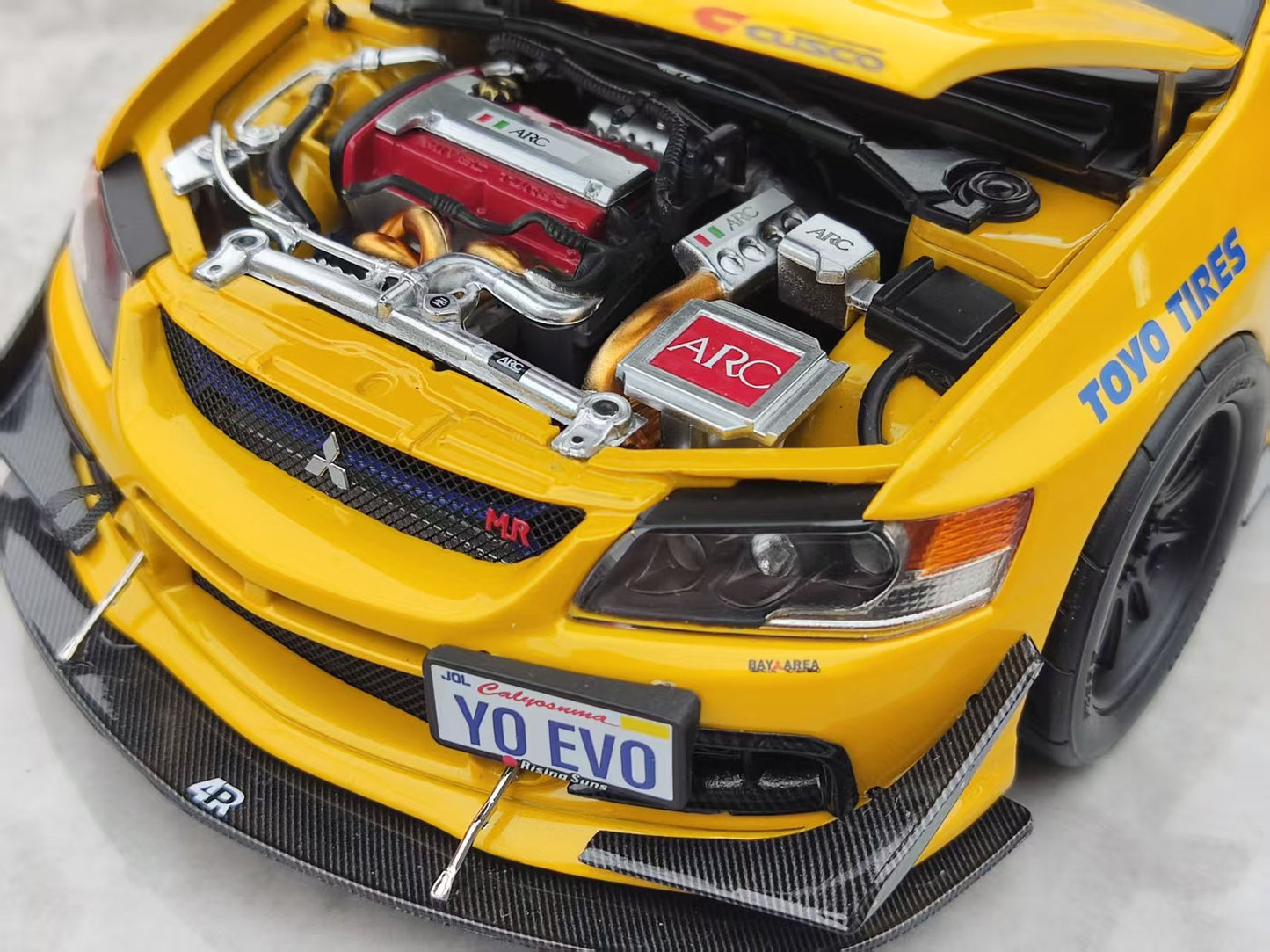 SUPER A 1/18 Mitsubishi veo 9th generation MR FQ-360 yellow SUP017