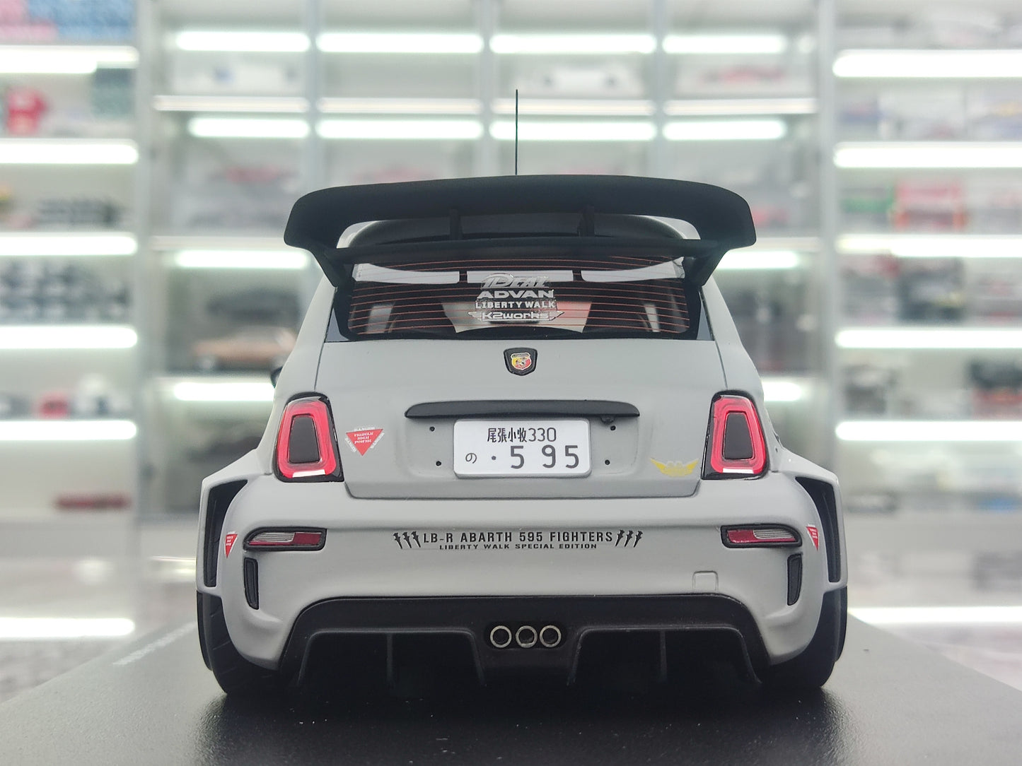 Topspeed 1/18 Abas 595 LB-WORKS x Abas Works Fighters Grey TS0622