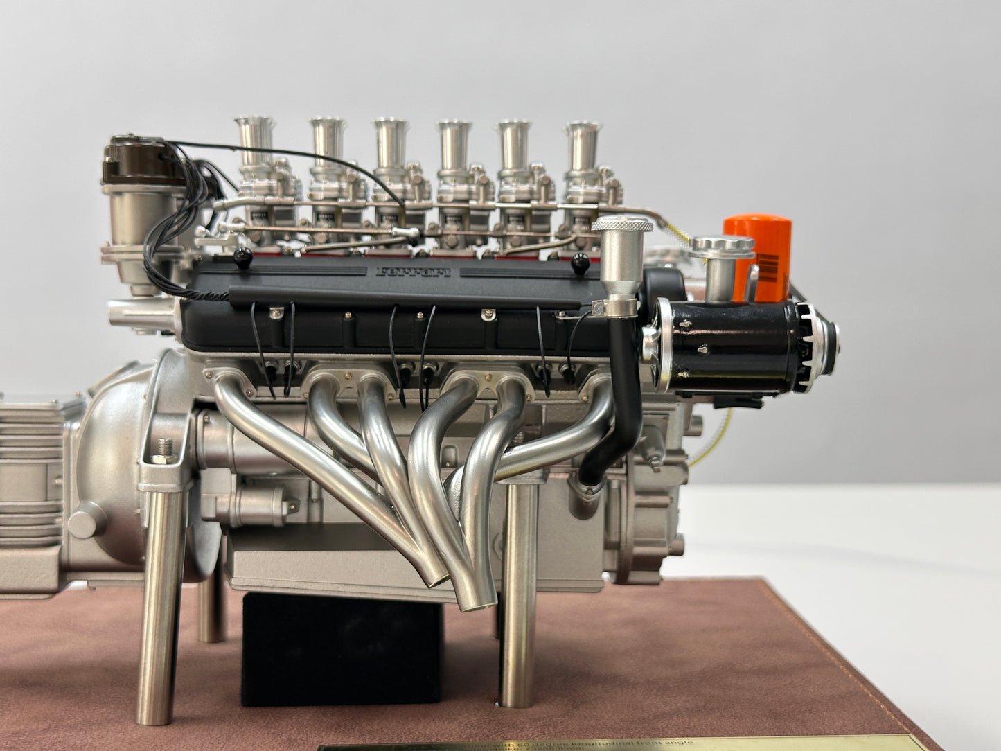 First Model 1/6 Ferrari 250 GTO Engine (Grey) FM06002