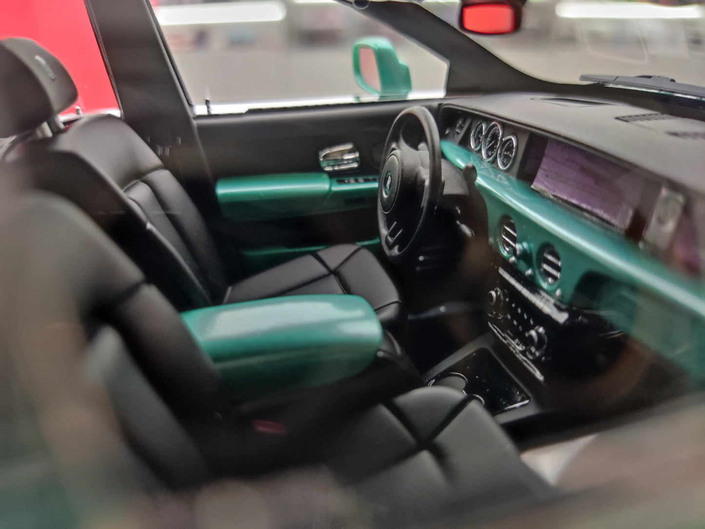 SC 1/18 Rolls-Royce Phantom VIII Emerald Green Simulation Car Model JS-SC004