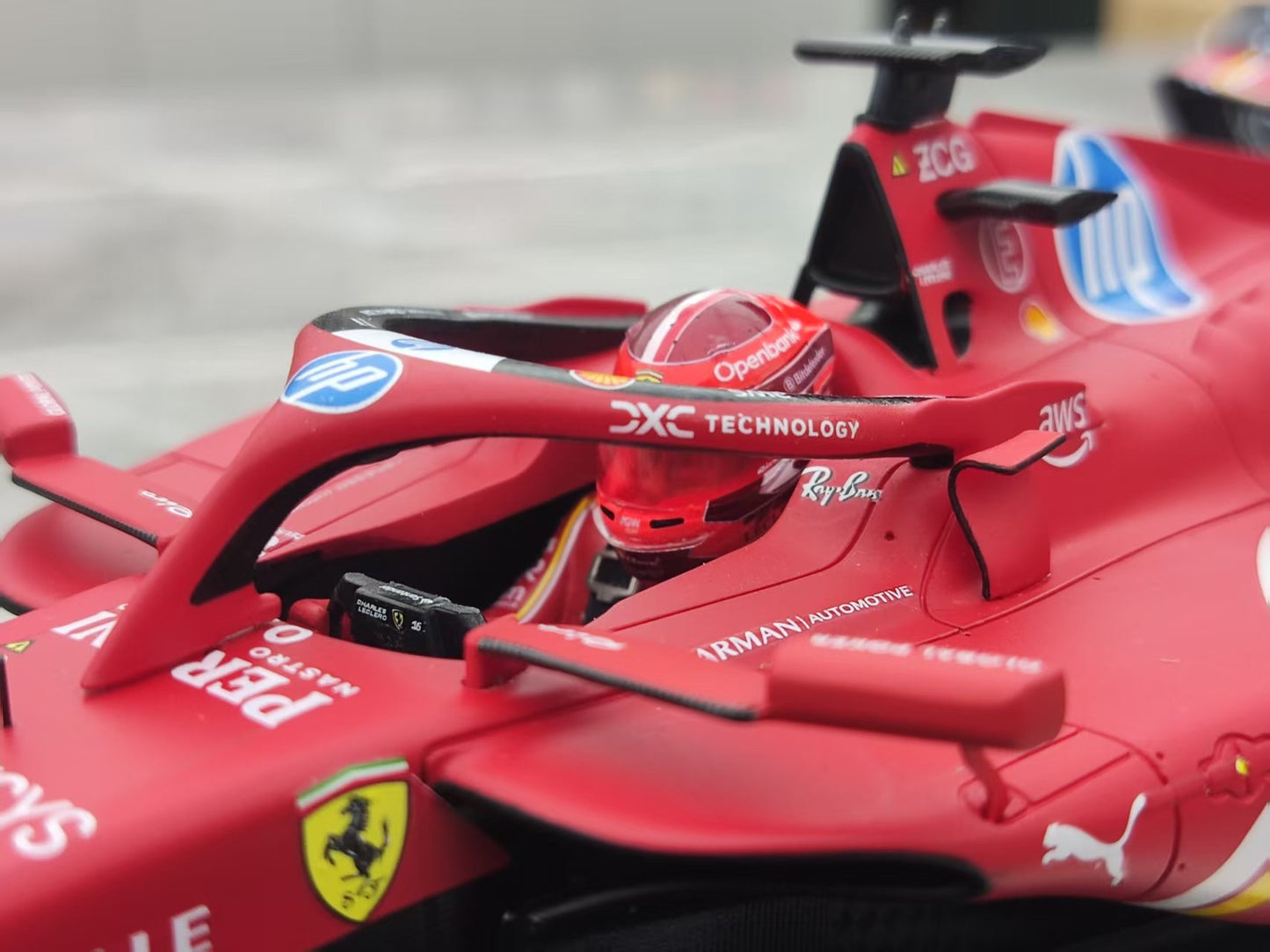 Looksmart 1/18 Ferrari SF-24 2024 US Austin GP Winner Charles Leclerc #16 Red LS18F1067