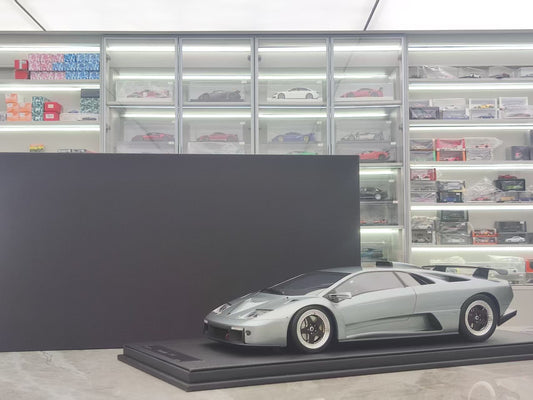 GL 1/12 Lamborghini Diablo GT Metallic Gray Model Car JS-GL006
