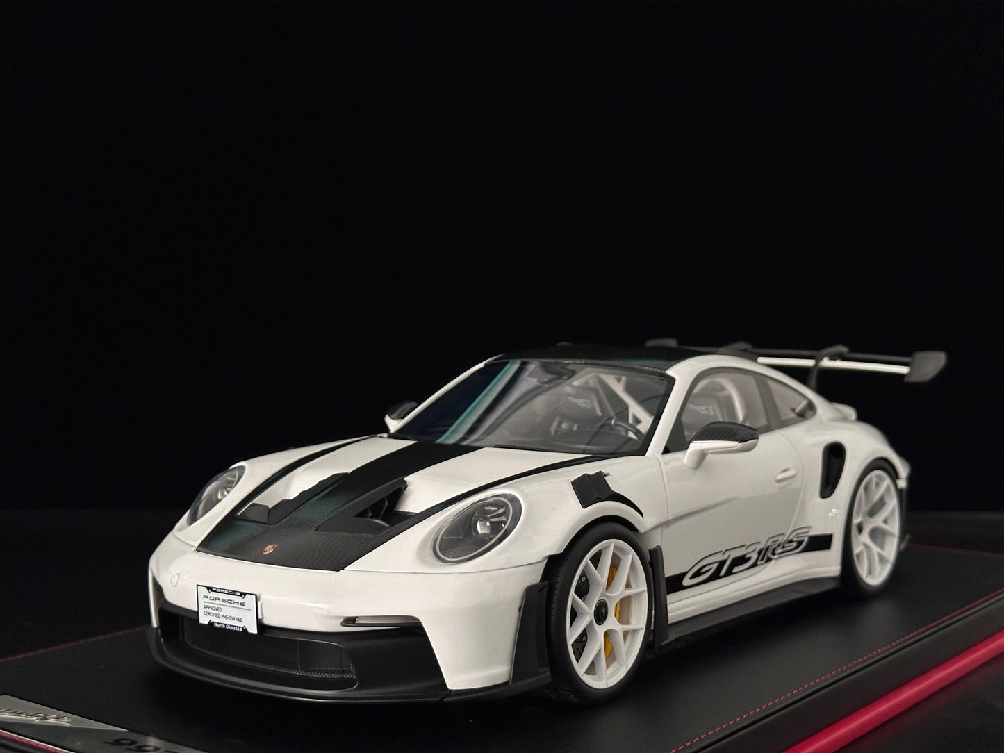 IVY 1/12 Porsche 992 GT3 RS White with White Wheels IVY242
