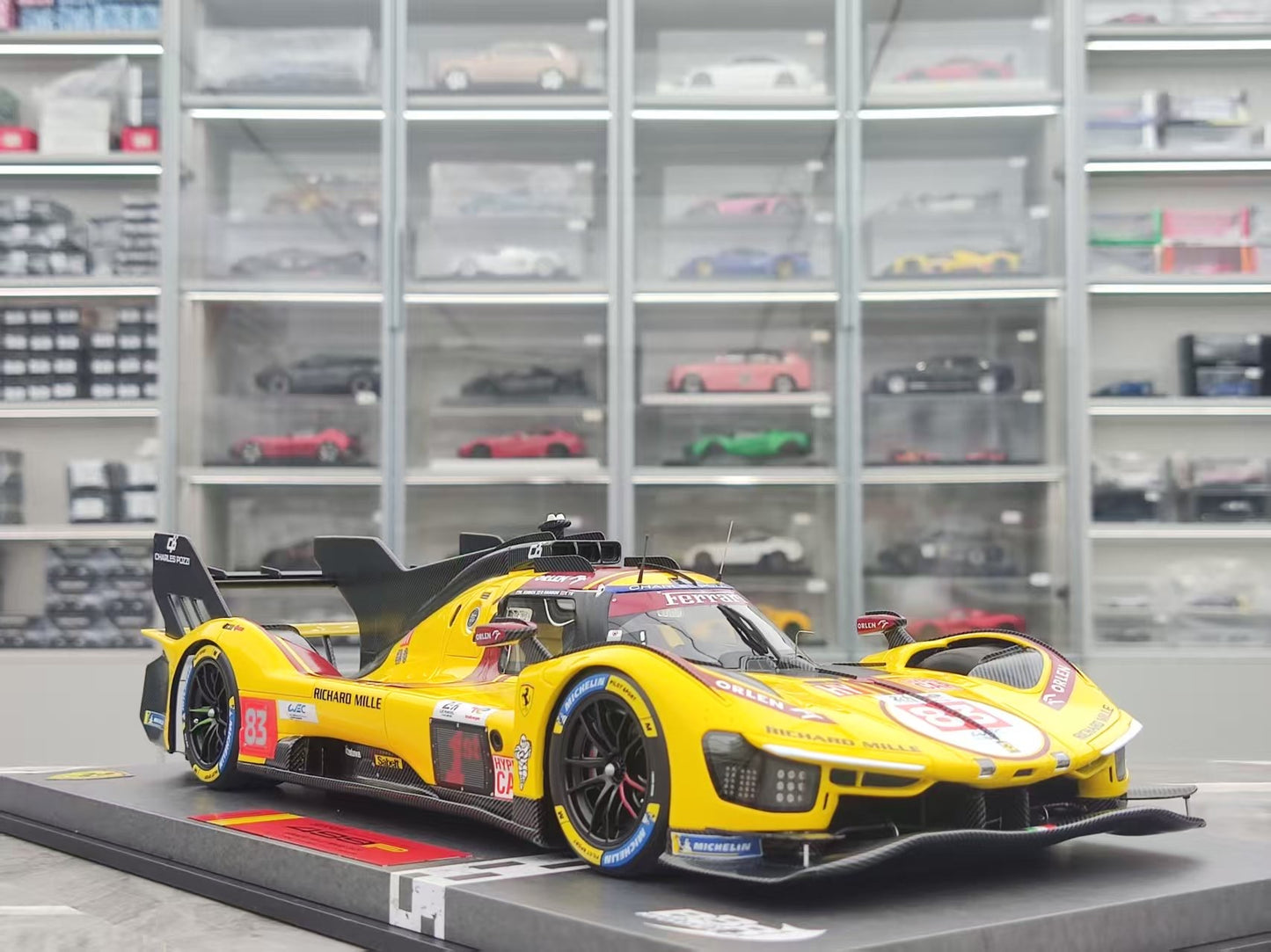 BBR 1/18 Ferrari 499P Le Mans 2025 #83 Yellow P18271CCH