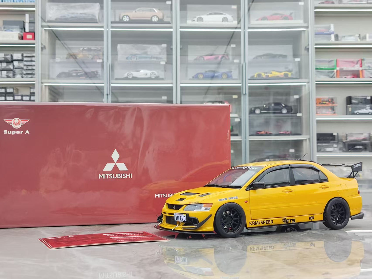 SUPER A 1/18 Mitsubishi veo 9th generation MR FQ-360 yellow SUP017