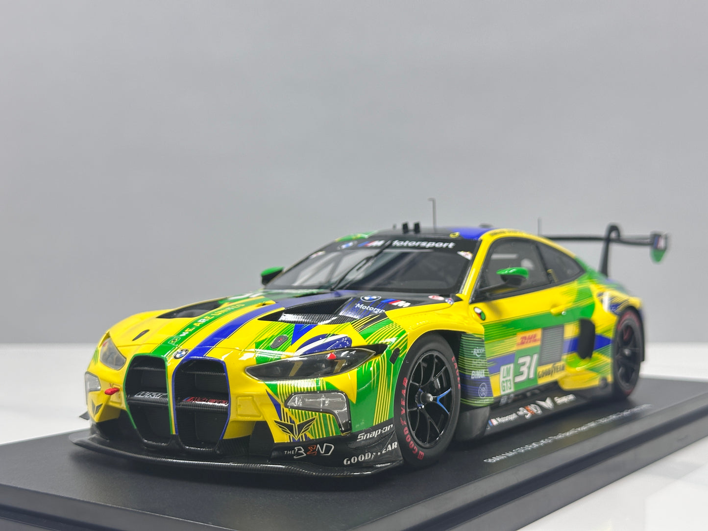 TopSpeed 1/18 BMW M4 GT3 EVO #31 The Bend Team WRT Green Livery TS0713