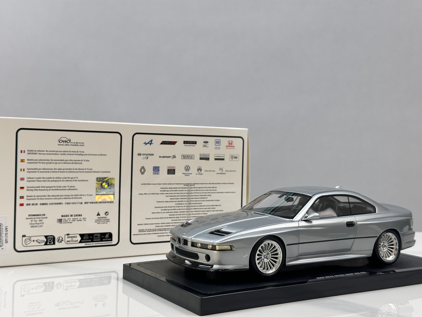 OTTO 1/18 BMW REYN SPEED SHOP 858 CSL designed by JONSIBAL CHROME, Shadow Metallic OT1173