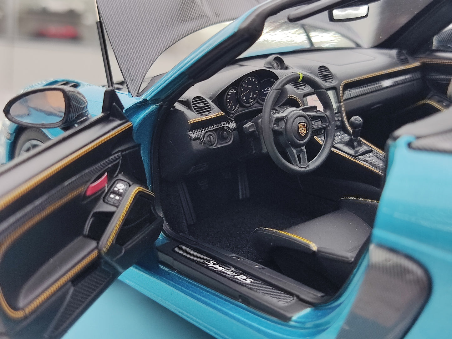 MINICHAMPS 1/18 Porsche 718 SPYDER RS 2024 Ipanema Blue 113063134