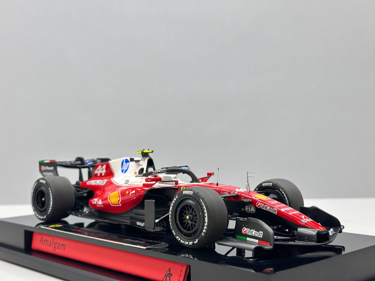 Amalgam 1/18 Ferrari SF-26 – 2026 Chinese Grand Prix – Lewis Hamilton – Red & White Livery (M6387-SC2)