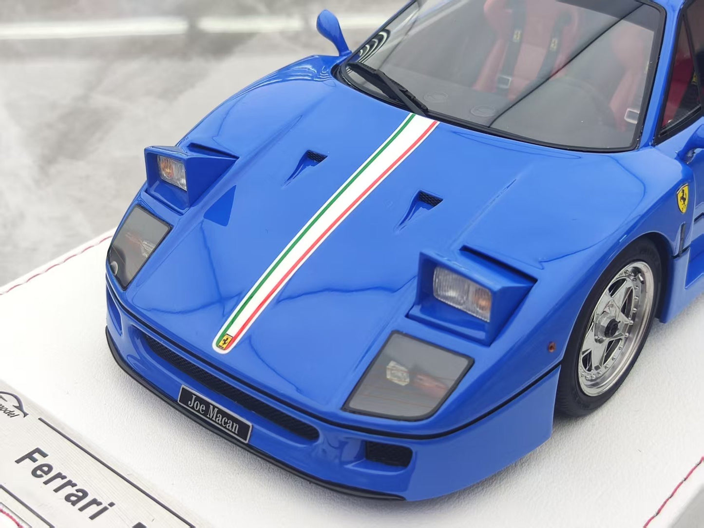 GL 1/18 Ferrari F40 Blue Model Car JS-GL014