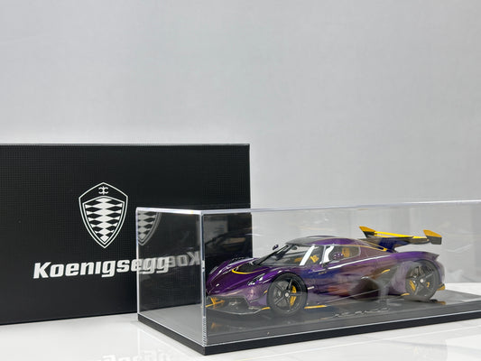 FRONTIART 1/12 Koenigsegg Jesko Carbon Ink Purple FA205