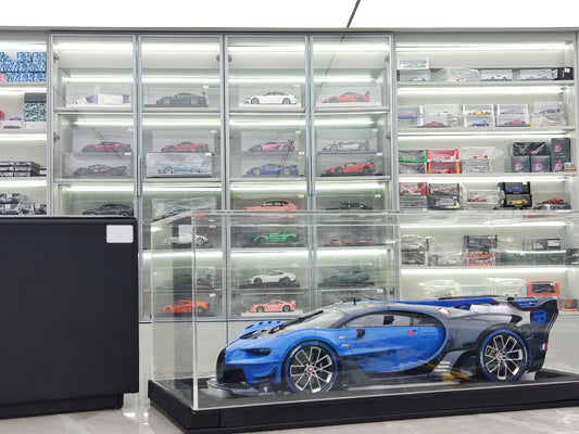 RUNNER 1/12 Bugatti Vision Gran Turismo Blue RNR021