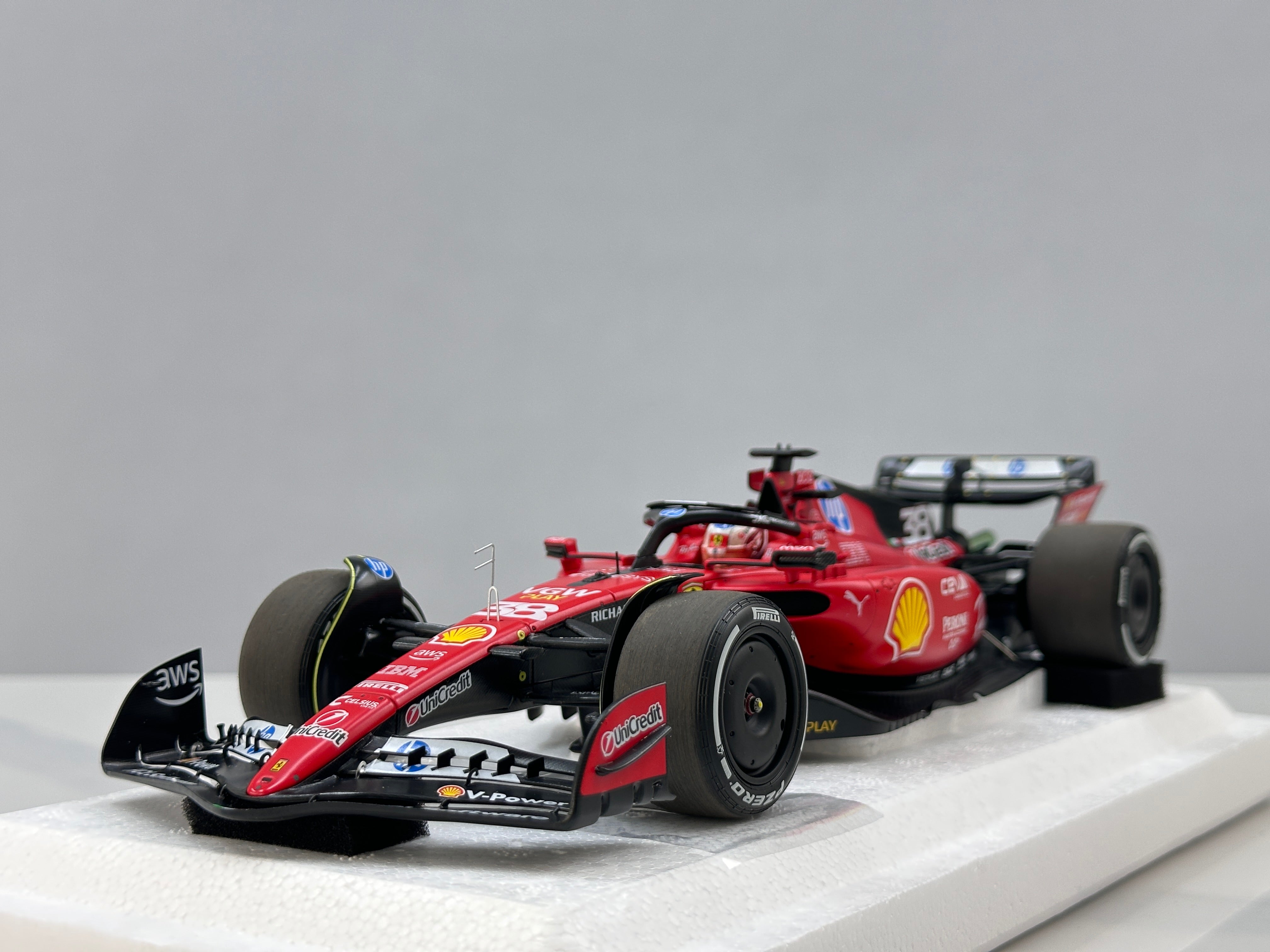 BBR 1/18 Ferrari SF-23 #38 Zhou Guanyu Red BBR2318T38 – Great Eastern