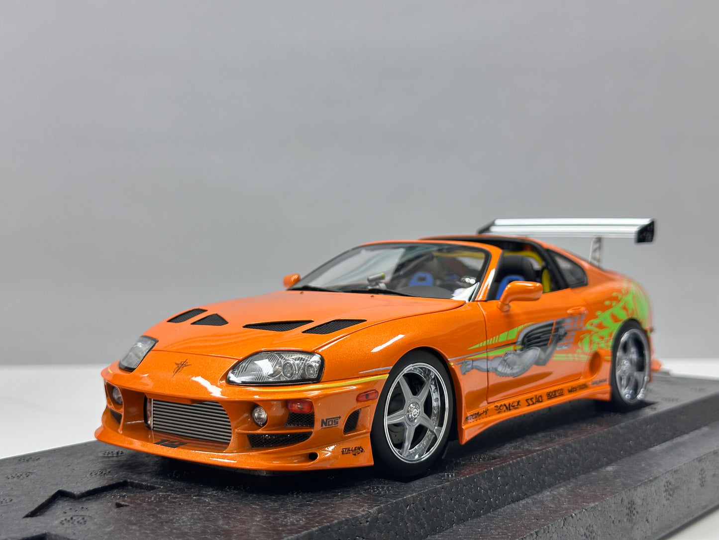 KYOSHO 1/18 Toyota Supra Turbo (Fast & Furious) - Pearl Orange (KY211)