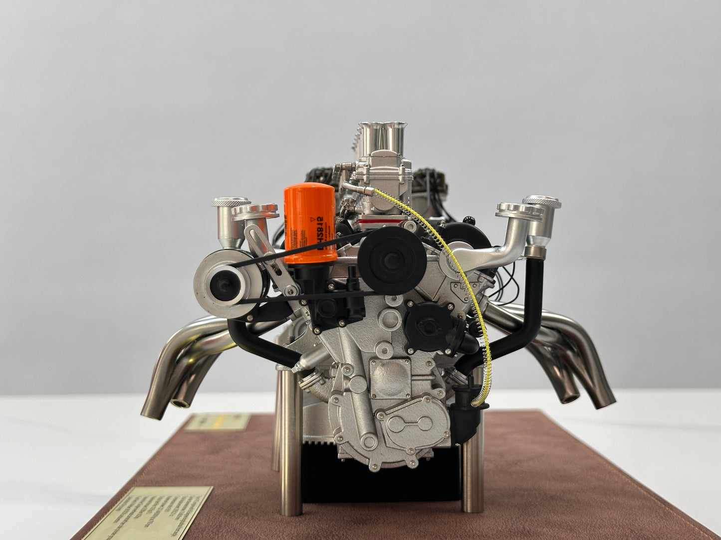 First Model 1/6 Ferrari 250 GTO Engine (Grey) FM06002