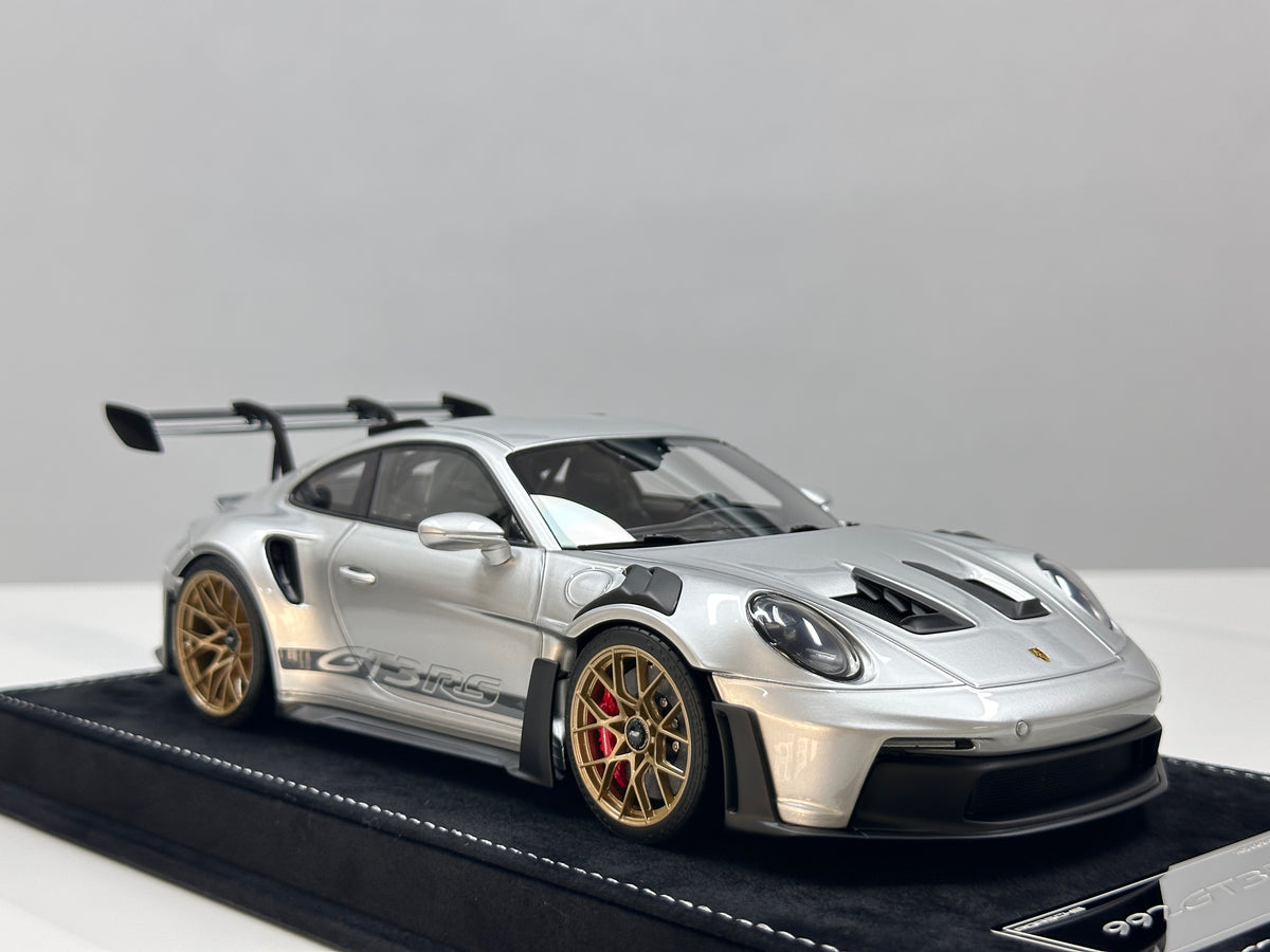 HH Model 1/18 Porsche 992 GT3 RS GT Silver HH724