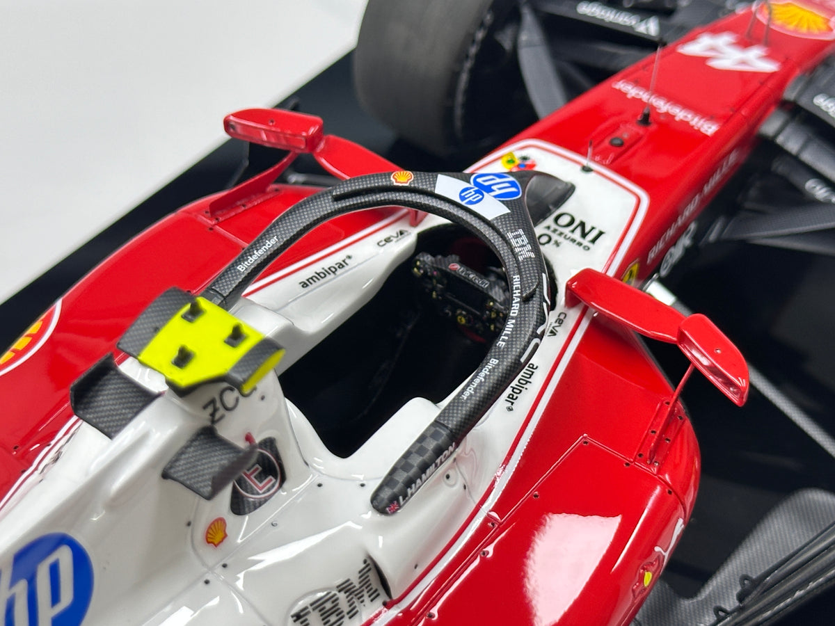 Amalgam 1/18 Ferrari SF-26 – 2026 Chinese Grand Prix – Lewis Hamilton – Red & White Livery (M6387-SC2)