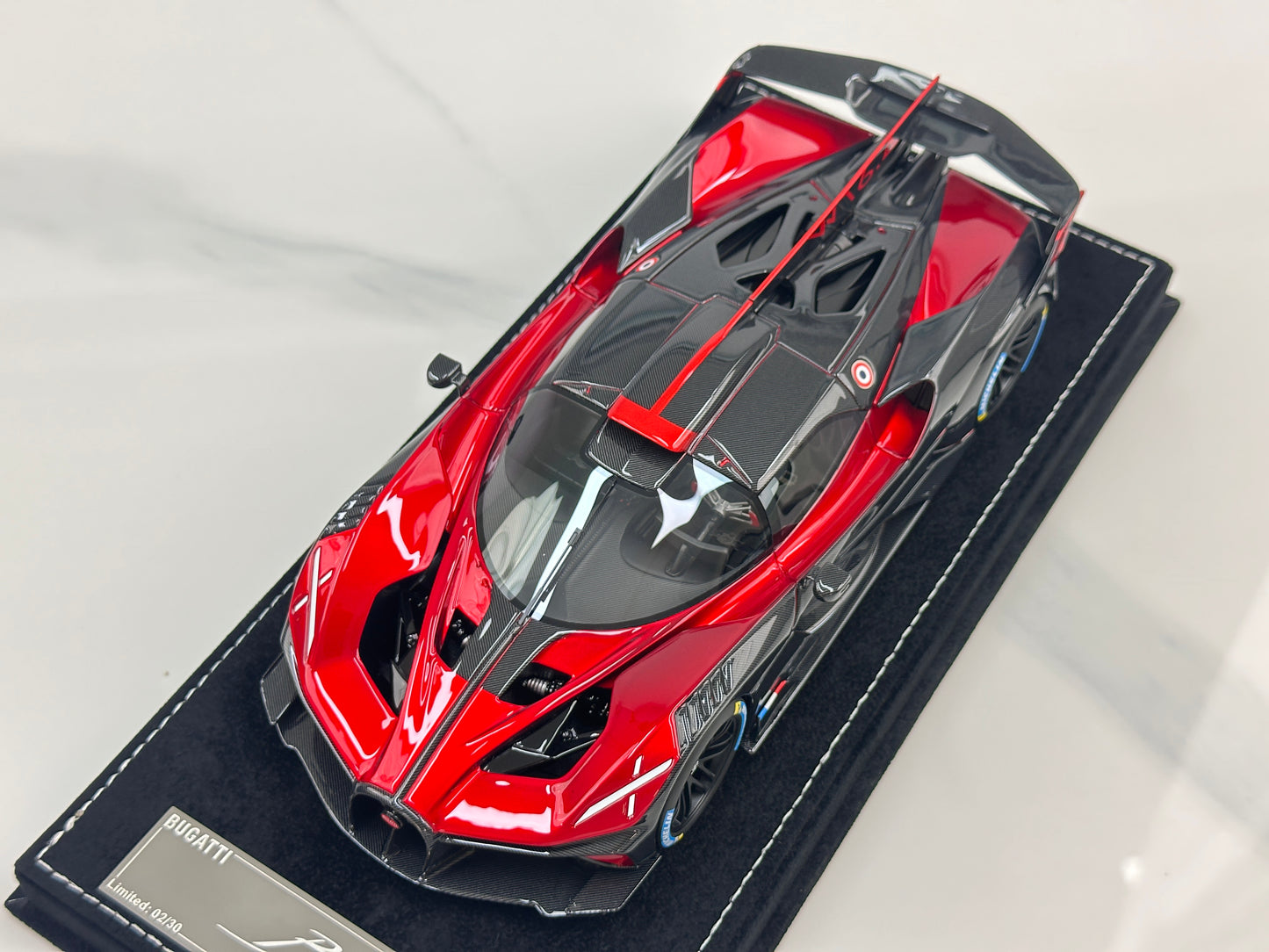 HH Model 1/18 Bugatti Bolide Metallic Red HH599